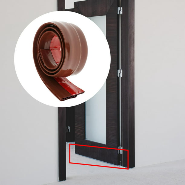 PUNP Tope grande para puerta debajo de la puerta, bloqueador de ruido para  parte inferior de puertas, 36 pulgadas, color blanco, tapón ajustable para