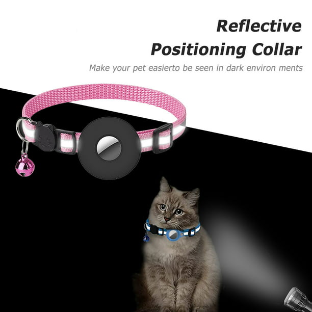 Collar localizador de mascotas a la moda, rastreador de gatos de nailon  inteligente para suministros Hugtrwg Para estrenar
