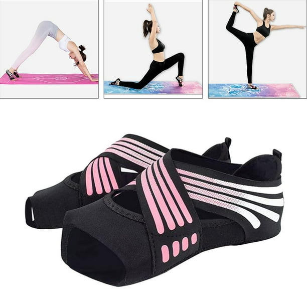 Calcetines de yoga para mujer, antideslizantes, para pilates, barre, ballet  (estilo Allegro)
