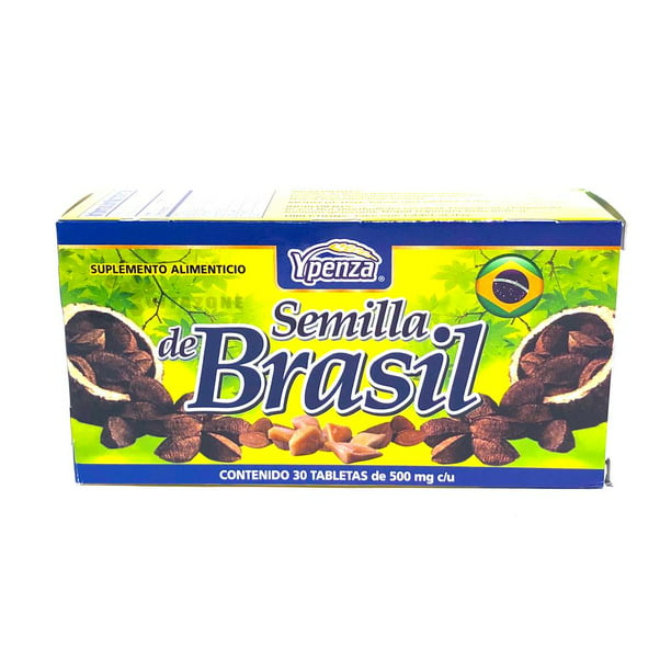 Semilla De Brasil Original Ypenza, 30 Tablets