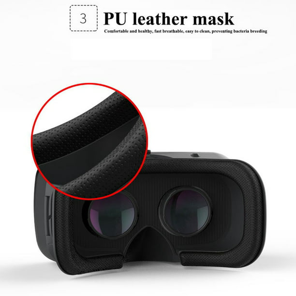 Auriculares control remoto Gafas 3D Auriculares de realidad para juegos y  películas 3D Sistema de pa Sunnimix gafas de realidad virtual