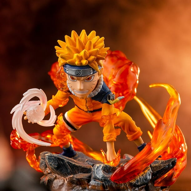 Figuras de Anime de Naruto para niños, Sasuke, Kakashi, modelo de juguetes,  decoración de pasteles, Fivean Figuras de anime