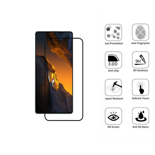 Protector de pantalla para Xiaomi Redmi Note 13 Pro 5G, Vidrio templado,  Resistencia 9H, Grosor 0