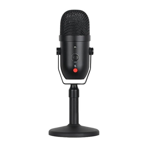 Micrófono USB, Micrófono de Grabación de Condensador para Podcast, Estudio,  Transmisión, Sunnimix micrófono de escritorio