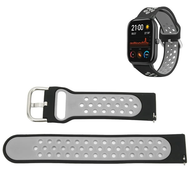 Correa de silicona para reloj inteligente, repuesto de 20mm para Xiaomi Amazfit  GTS 3, GTS 4