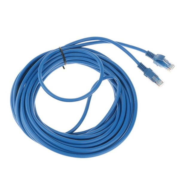 Cable Ethernet de 3 metros, ideal para la conexión de Modem y Router en  Computadoras. Marca Macarena Cable de red CAT5E