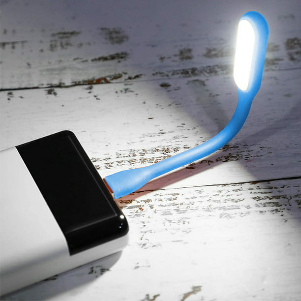 1 mini LED USB flexible, mini lámpara de luz LED USB, luz USB para laptop,  luz de lectura, luz LED alimentada por USB, luz portátil para computadora