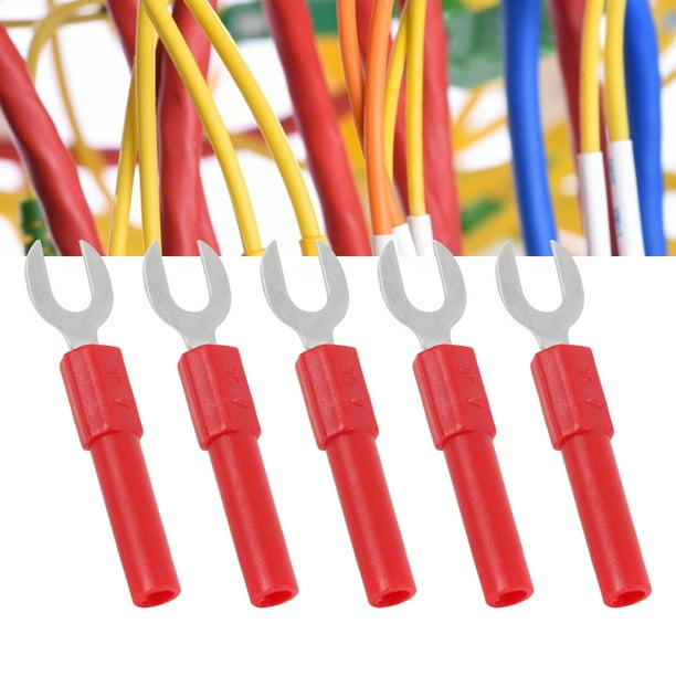 Red Electrical Wire Crimp Terminals.