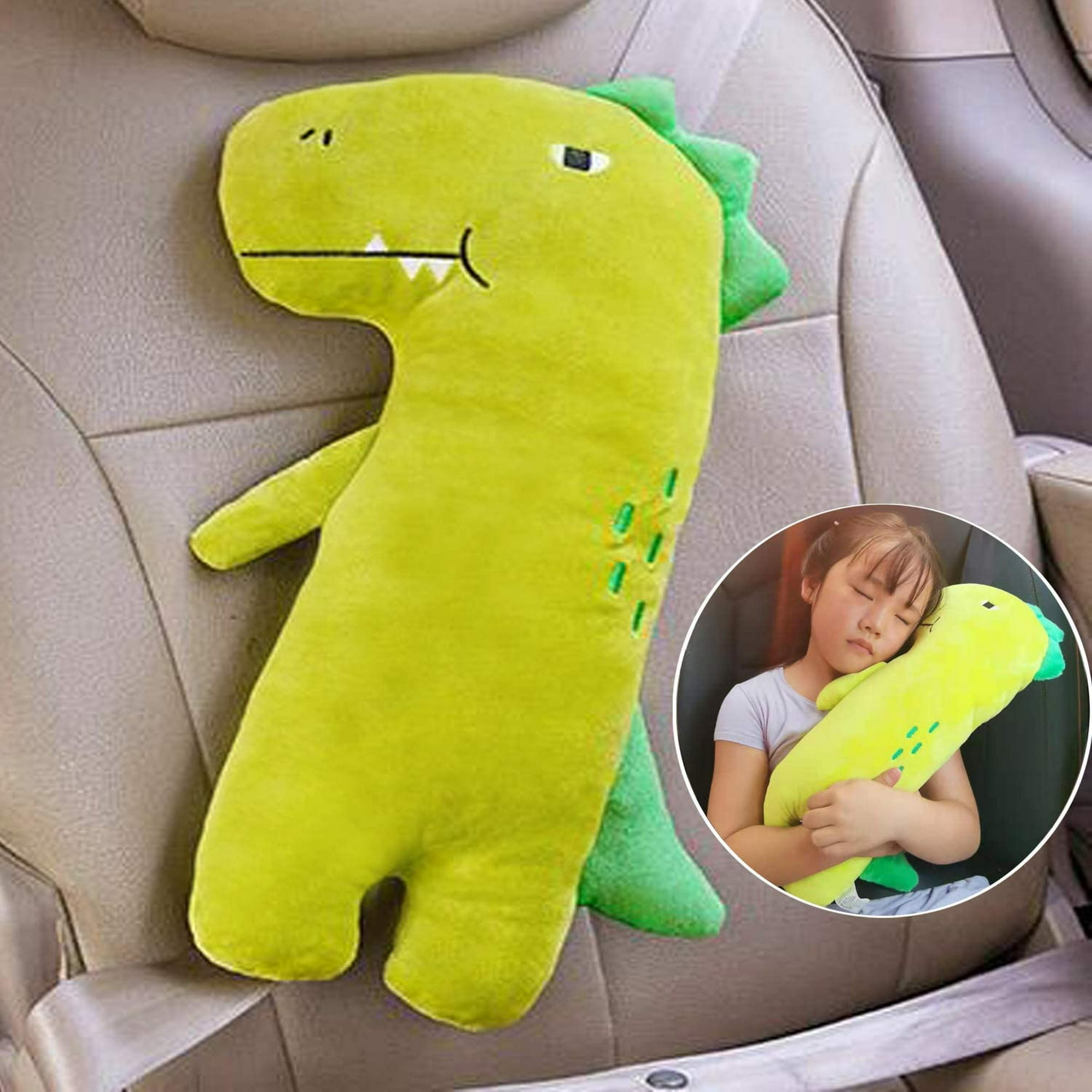 Cinturón de seguridad para niños con dibujos animados, protector de  almohada extraíble, cinturón protector, cinturón amortiguador, cómodo  cinturón de seguridad para el automóvil, cinturón para el hombro, cojín de  viaje, protección para