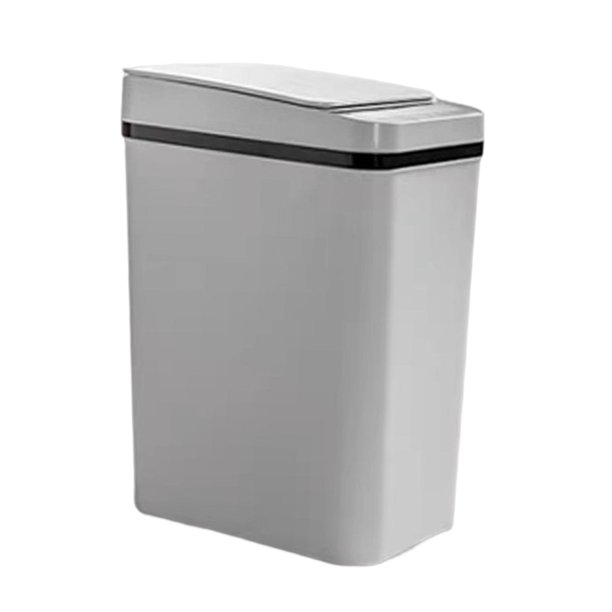 Cubo de basura automático, cubo de basura inteligente, cubo de basura  estrecho de 12L, cubo de basura impermeable sin contacto para el hogar, el  baño Blanco perfecl bote de basura de cocina