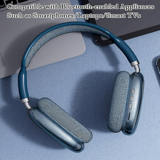 Auriculares inalámbricos Bluetooth para niños, con cable de sonido y cable  de carga, auriculares estéreo con reducción de ruido para juegos deportivos