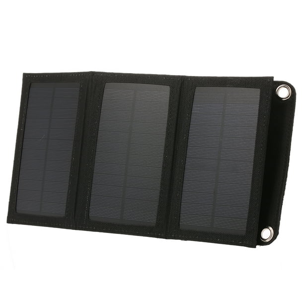 Cargador de panel solar portátil USB de 6 W para acampar senderismo panel  de carga de teléfono móvil