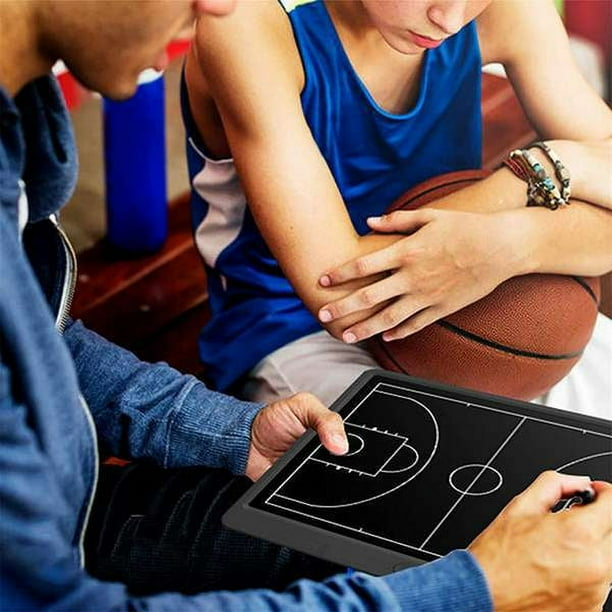 RV Tableros tácticos electrónicos de baloncesto, tablero de entrenador de  baloncesto, panel táctico de baloncesto con marcador y pantalla LCD,  portapapeles de entrenamiento para entrenamiento, competición Rojo Verde