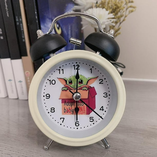 Reloj despertador del dormitorio, Reloj despertador de dibujos animados de  Nochebuena, Reloj de escritorio de decoración del hogar para estudiantes