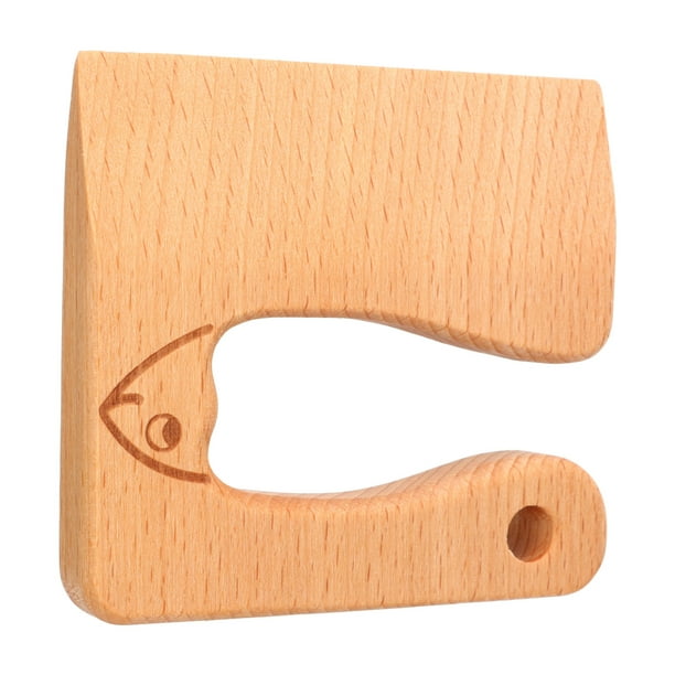 Cuchillo De Madera Para Niños, Madera De Haya Montessori, Cortador De  Madera Saludable Y Seguro Para Niños, Mejora Las Habilidades De Las Manos,  Ergonómico Para El Hogar Al Aire LYUMO Otros