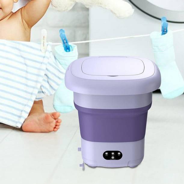 Mini lavadora plegable, lavadora portátil de 9L, lavadora pequeña fácil de  llevar para ropa interior RV, ropa de bebé para apartamento Caqui mayimx  Lavadora portátil