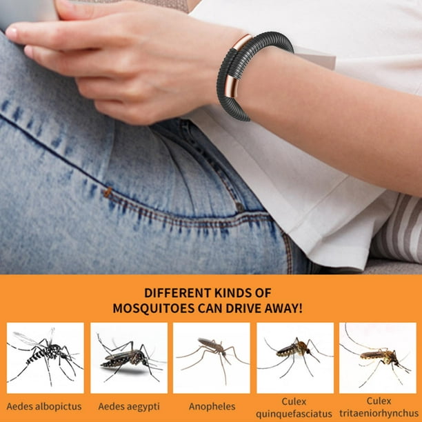 Pulsera repelente de mosquitos ajustable para niños de silicona de dibujos  animados antimosquitos al azar Likrtyny cuidado belleza