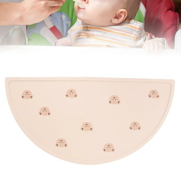  Niños mantel individual infantil, diseño de pavo real lavable  ajuste de lugar alfombrilla laminado niños mantel individual plm015 : Bebés