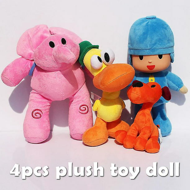 4 piezas Pocoyo Elly Pato Pocoyo Loula juguetes de peluche buen regalo para  ShuxiuWang 8390605231896