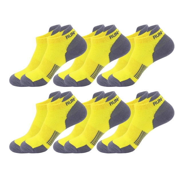 5 pares de calcetines cortos para hombre, calcetines deportivos casuales de  algodón al tobillo, calcetines deportivos para correr para hombres y mujer