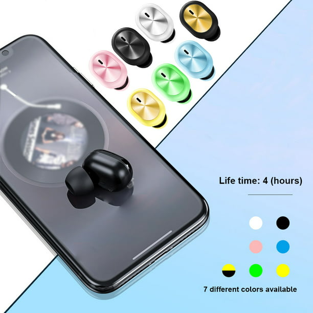Cateissary Mini auricular Bluetooth Auriculares inalámbricos In-Ear Auriculares  invisibles Teléfono Cateissary