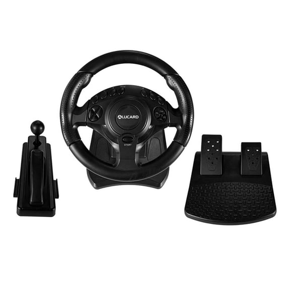 simulador de conducción de pedal de volante de juegos de carreras usb para pc jinwen volante de juego