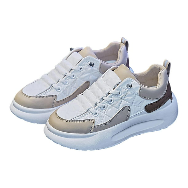 Zapatos informales para adolescentes y mujeres, calzado con de goma, zapatillas deportivas de Yinane zapatillas casuales | Walmart en línea