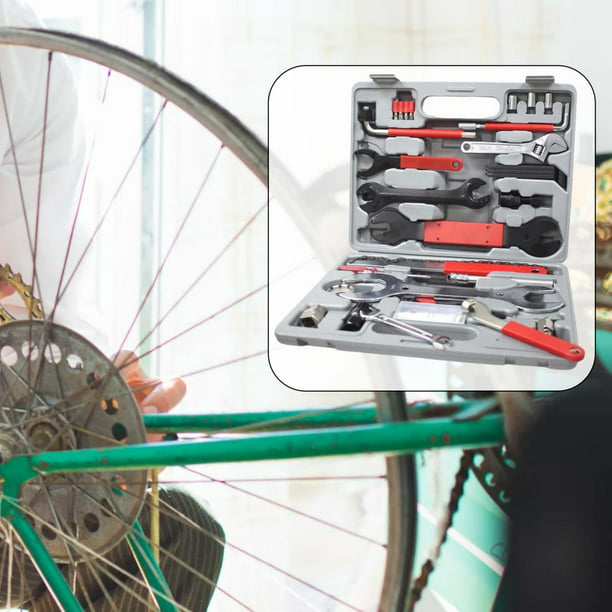 19 en 1 acero multiherramienta bicicleta multiherramienta bicicleta  herramienta de reparación de combinación compacta rojo Zulema Multitool  para