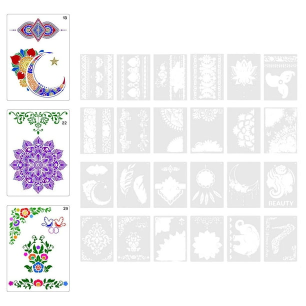 Stencils Plantillas Animales Incluye 9 Diseños 30x30