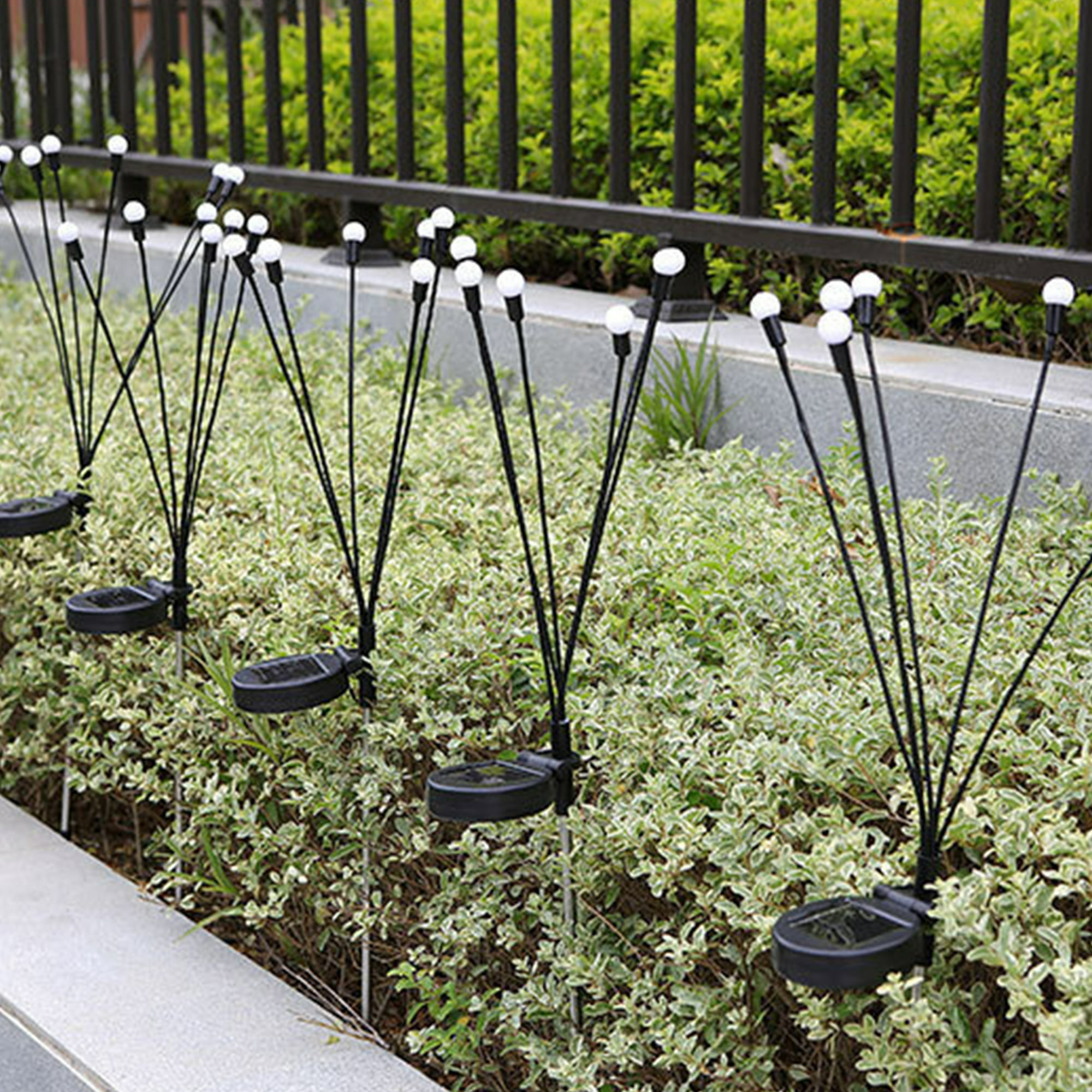 Iluminación Exterior Bombilla Solar para exteriores luz de emergencia para  jardín patio Panel Ehuebsd