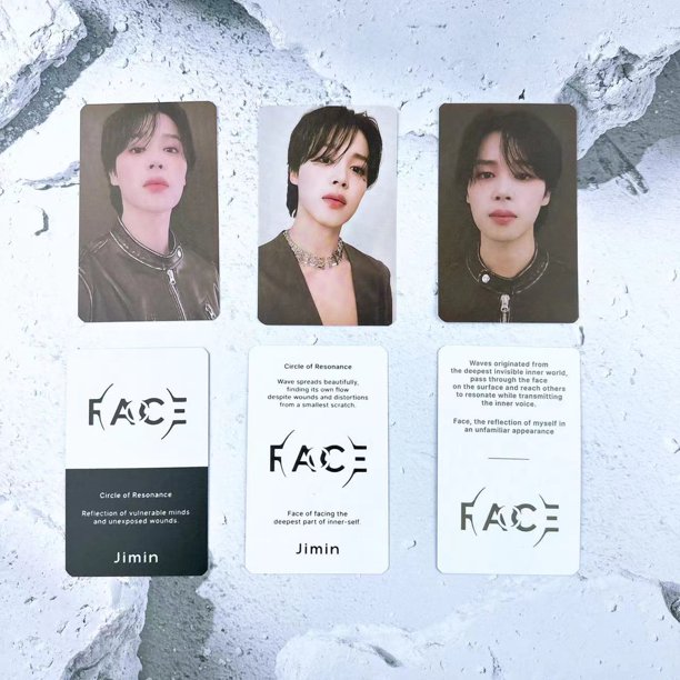 BTS JIMIN FACE SOUNDWAVE Official LUCKY DRAW PHOTO CARD