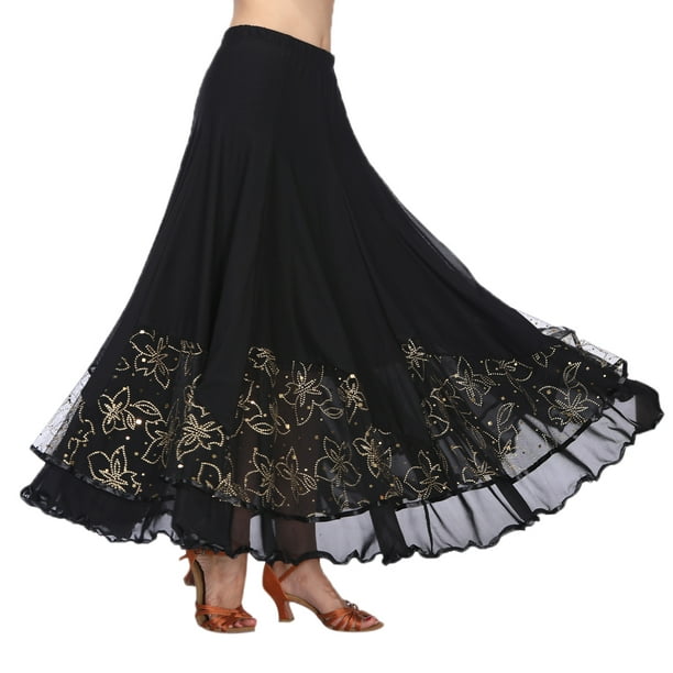 Flamenco Ballroom Vals - Falda de baile para bailar