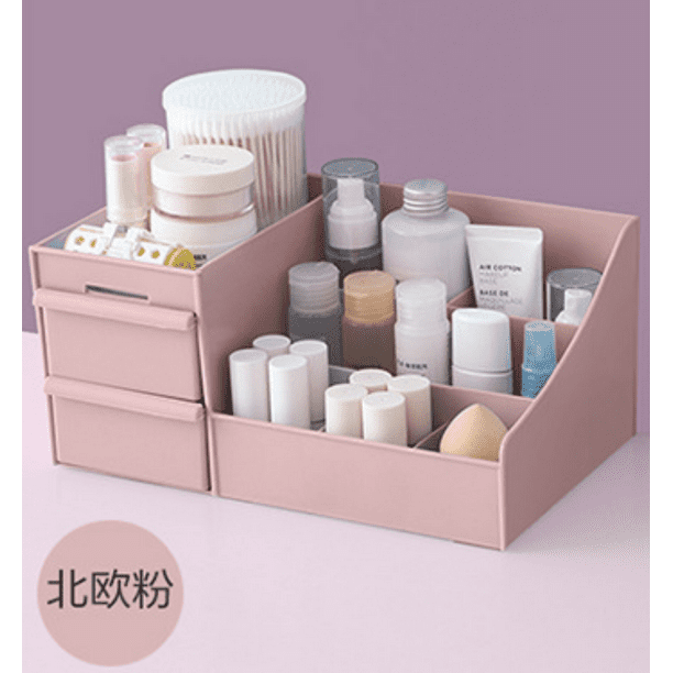 Caja de almacenamiento de cosméticos de gran capacidad, cajón