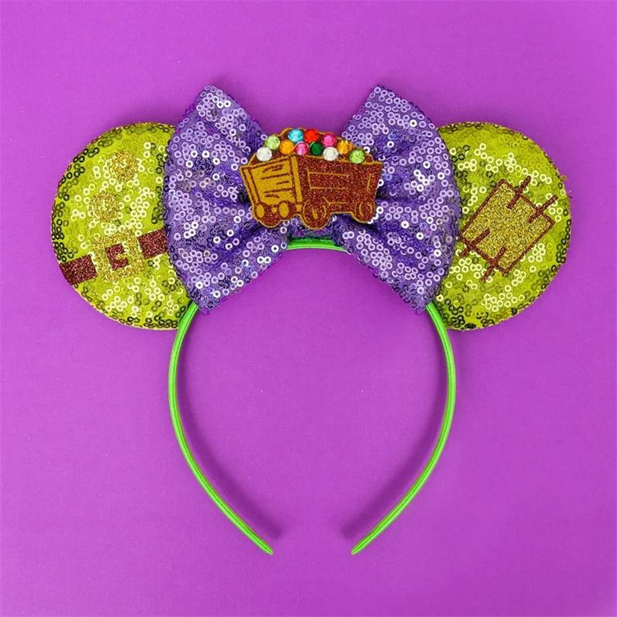 Disney Mickey Minnie oreja diadema Winnie the Pooh niñas mujeres  lentejuelas arco orejas disfraz Cosplay adultos niños Halloween diadema  regalo Gao Jinjia LED