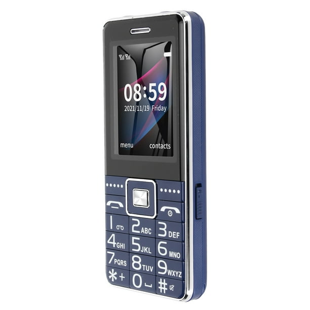 Nuevo teléfono para personas mayores, teléfono celular desbloqueado 2G GSM  4800mAh, teléfono con doble botón SIM, teléfono para personas mayores, una