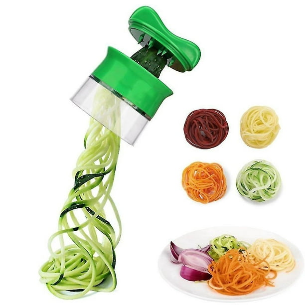 Cortador de verduras en espiral para el hogar con 3 cuchillas