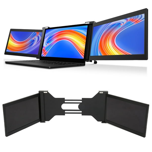 Monitor portátil de 13,3 pulgadas para ordenador portátil, doble pantalla  triple - Monitor externo