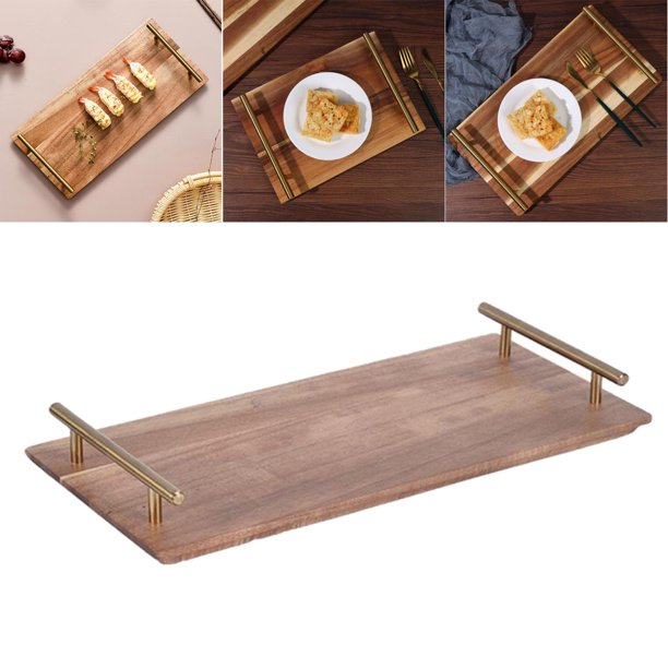 Bandeja Rectangular de Acacia 15 cm, Cocina