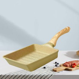 Sartén para huevos de 7 tazas, sartén adherente para cocinar huevos, sartenes  para s de aleación de Soledad Sartén de huevo