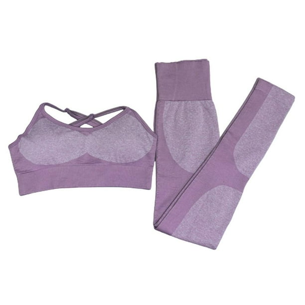 de entrenamiento, Conjuntos de leggings de yoga de cinturo , Conjunto  deportivo para mujer, Ropa de BLESIY Traje de entrenamiento