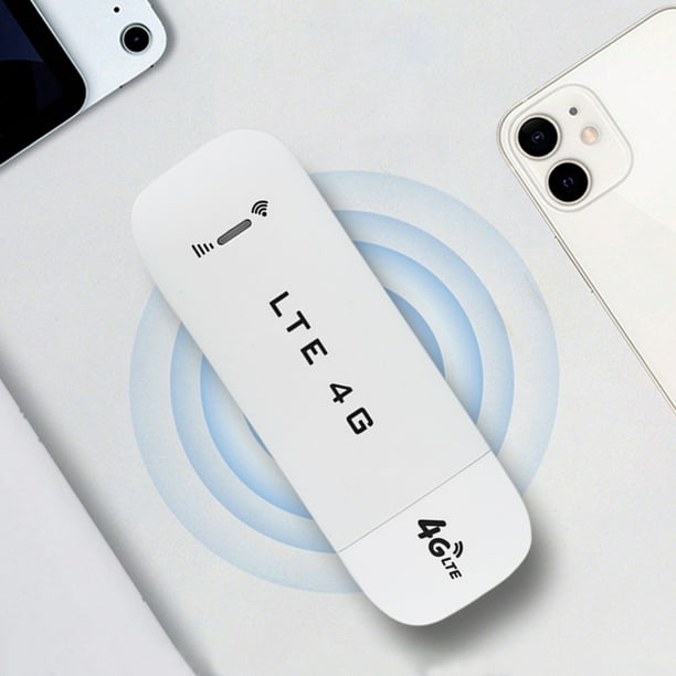 Enrutador WiFi 4G, enrutador inteligente inalámbrico USB portátil 4G LTE  (con WiFi)