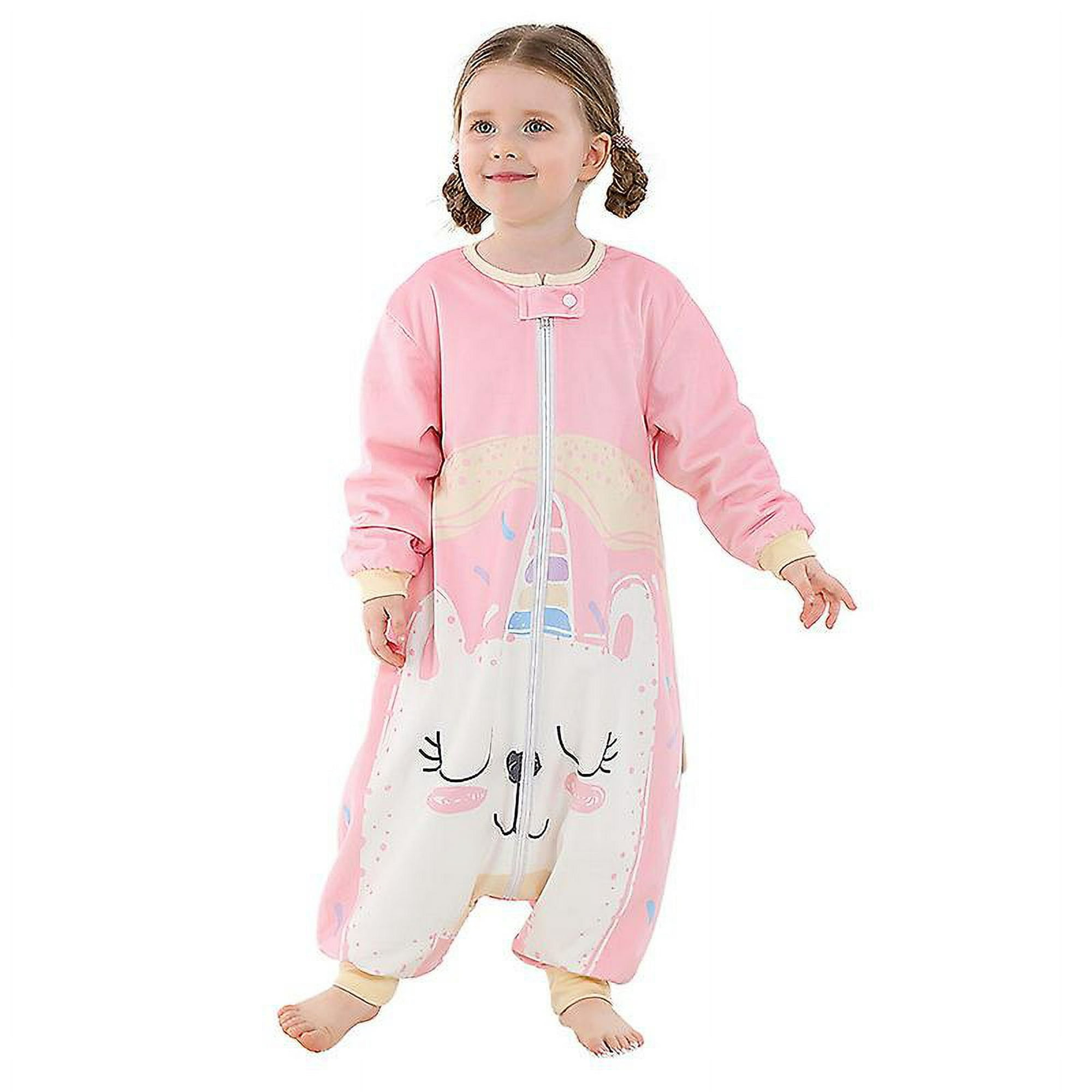 Saco de dormir para niños con piernas pijama suave niña niño