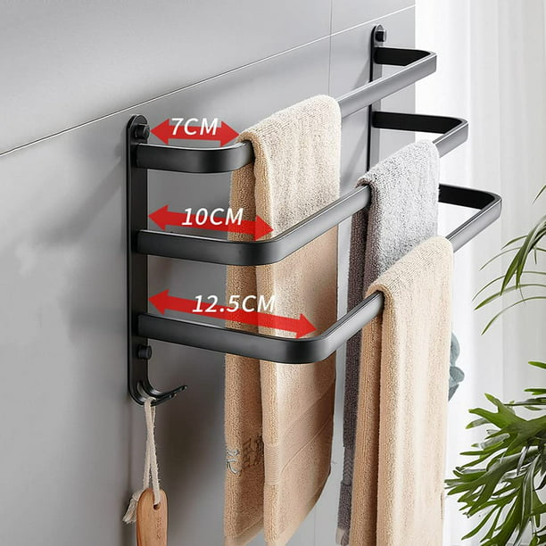 Soporte para la pared de la ducha, soporte de acero inoxidable resistente  para el baño y la cocina, soporte adhesivo impermeable para colgar el tapón
