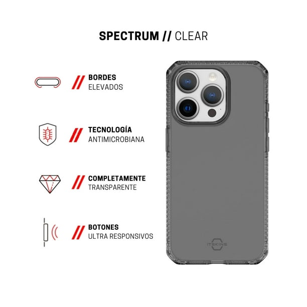 ItSkins Funda Spectrum R Clear para iPhone 15 Plus - Transparente