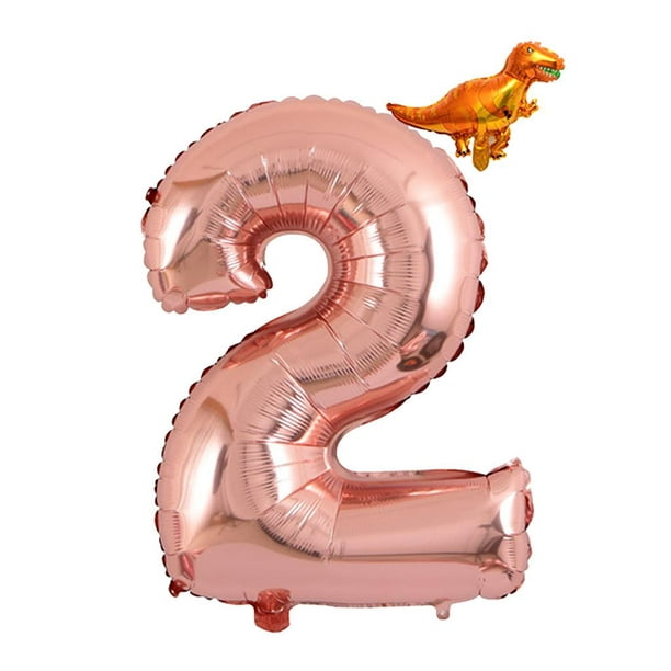 Globo de cumpleaños número 5, decoraciones de cumpleaños número 5,  suministros de fiesta de cumpleaños número 5, globos de aluminio de Mylar  de color