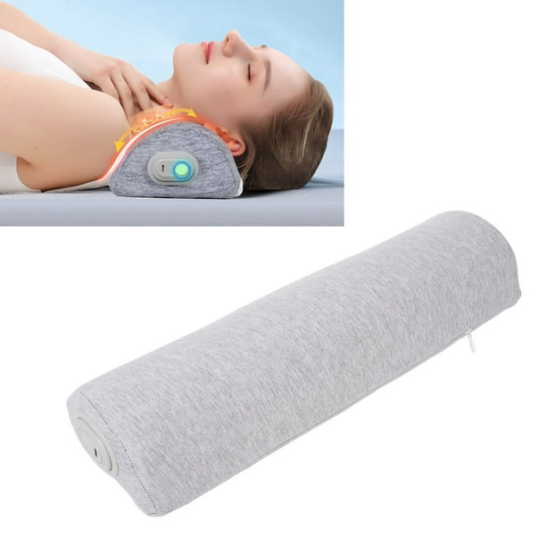 Almohadas cervicales para aliviar el dolor de dormir, almohada cervical  térmica de espuma viscoelástica con calefacción USB de grafeno para aliviar  el