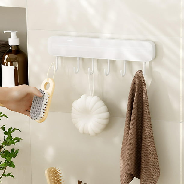 Toallero montado en la pared, colgador giratorio para toallas, estante para  toallas, estable, resistente, práctico para colgar toallas para un cómodo