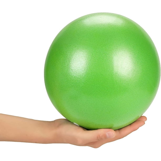 Pelota de Pilates pequeña, pelota de núcleo, resistente, engrosada, pelota  de ejercicio de 9 pulgadas, pelota de Yoga Amarillo Cola pequeña pelota de  pilates