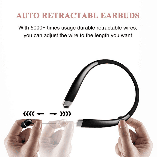 Auriculares Bluetooth Inalámbricos Montados En El Cuello - Batería de larga  duración de 20 horas Levamdar 2033178-1