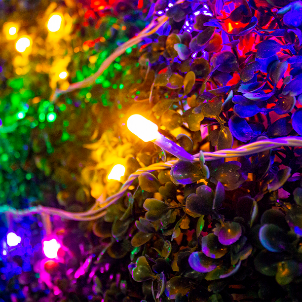 Serie de Luces Decorativa Luz Led Multicolor 150 Focos 8 funciones
